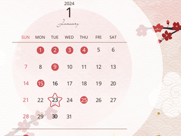 《メンズ脱毛専門店BRAVE》1月の定休日のお知らせ