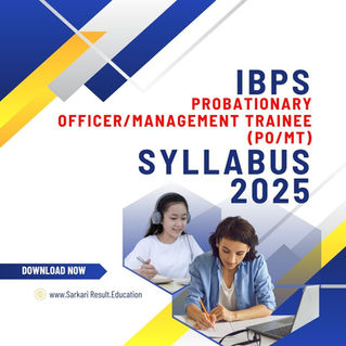IBPS PO Syllabus 2025