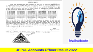 UPPCL Accounts Officer Result 2022