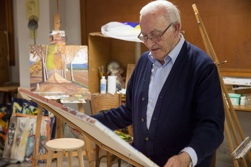 Treball a la secció de Belles Arts