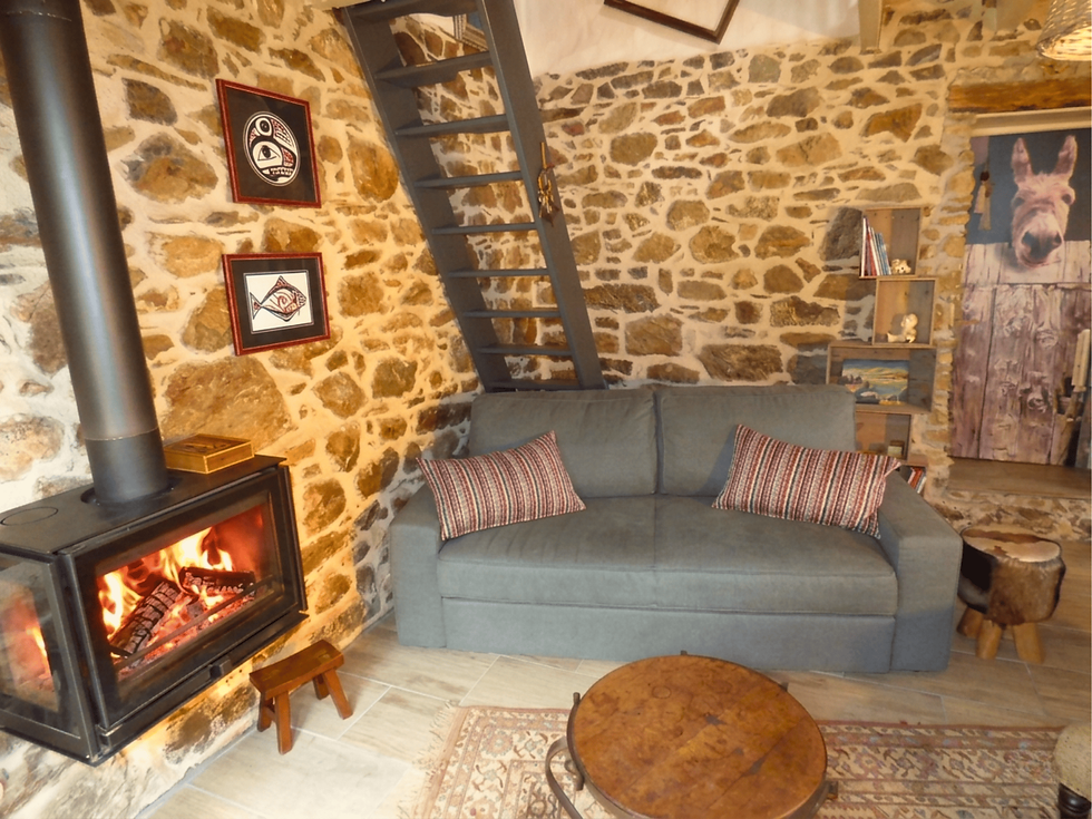 le salon vue sur le jardin