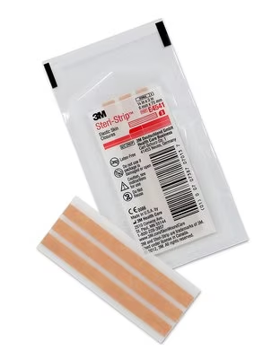 Thumbnail: 3M Steri-strip 3" Tan Elastic Skin Closures
