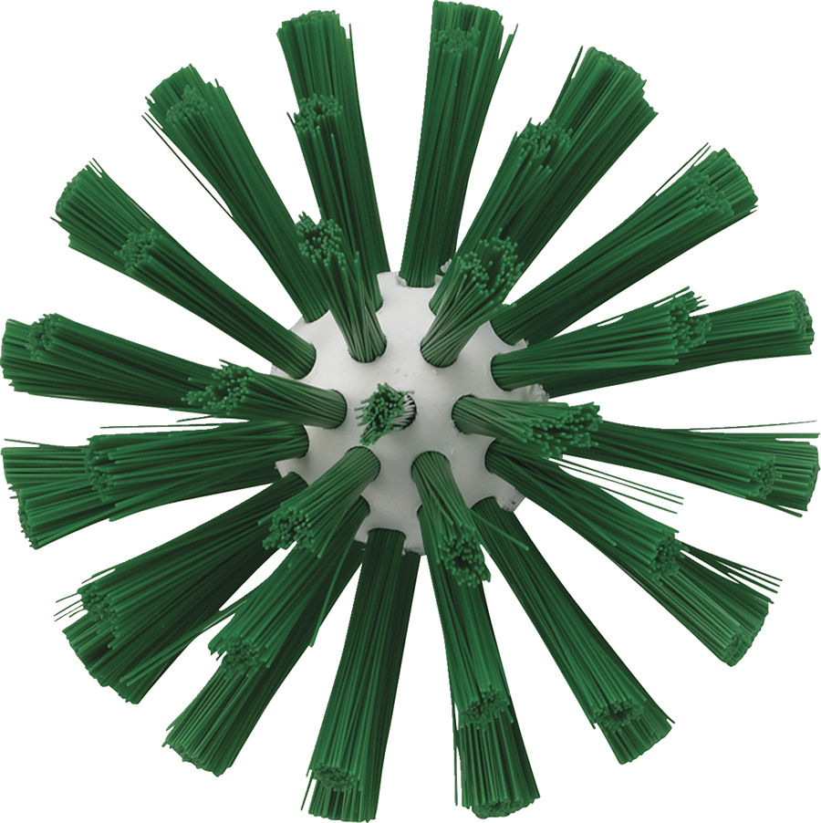 Thumbnail: Vikan Green Turks Head Brush - Medium w/ Handle