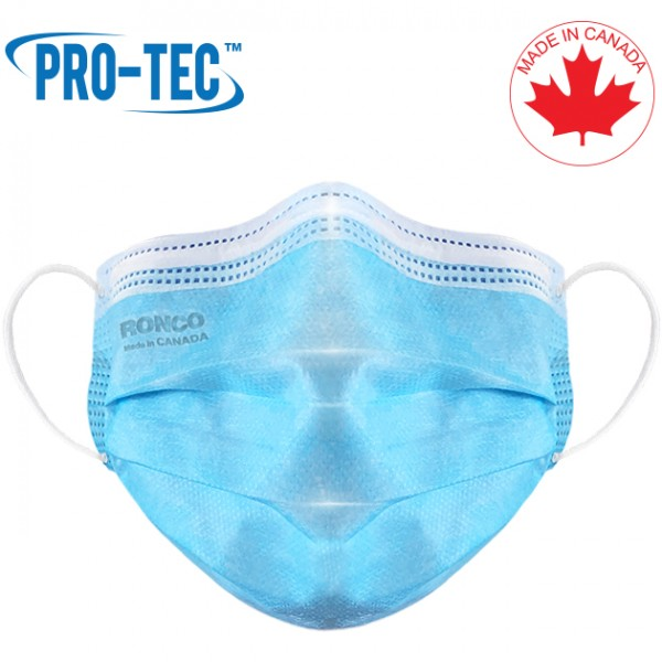 PRO-TEC 3 Ply ASTM Level-2 Pleated Mask