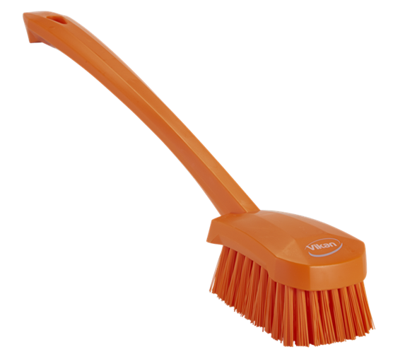 Thumbnail: REMCO 16.3" Stiff Bristled Washing Brush w/ Long Handle