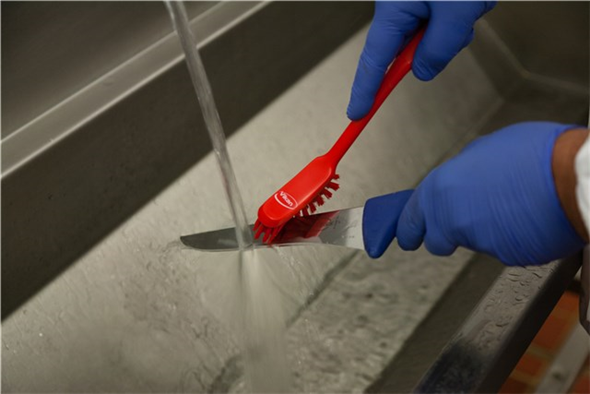 Thumbnail: REMCO 11.4" Medium Bristled Dish Brush