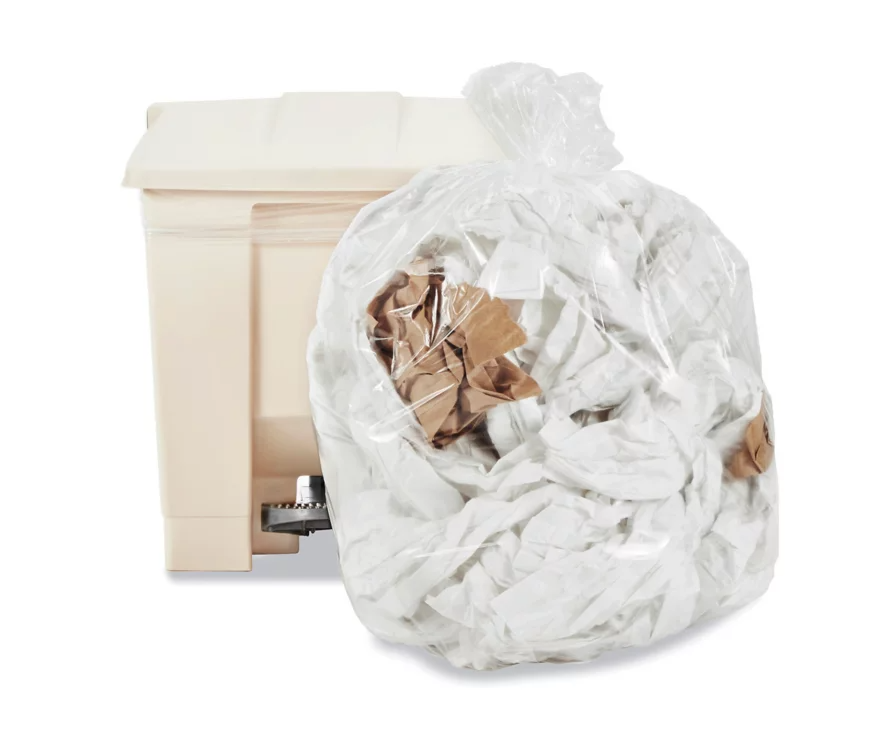 VICBAY 26" x 36" Clear Strong Garbage Bags