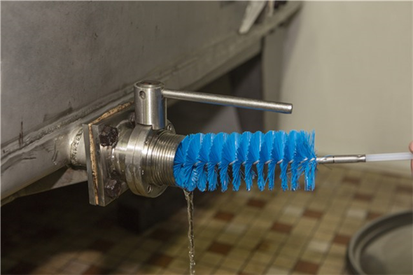 Thumbnail: REMCO 7.9" Medium Bristled Tube Brush Ø 2.4"