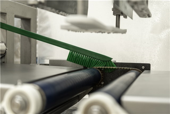 Thumbnail: REMCO 23.6" Medium Bristled Ultra-Slim Cleaning Brush w/ Long Handle