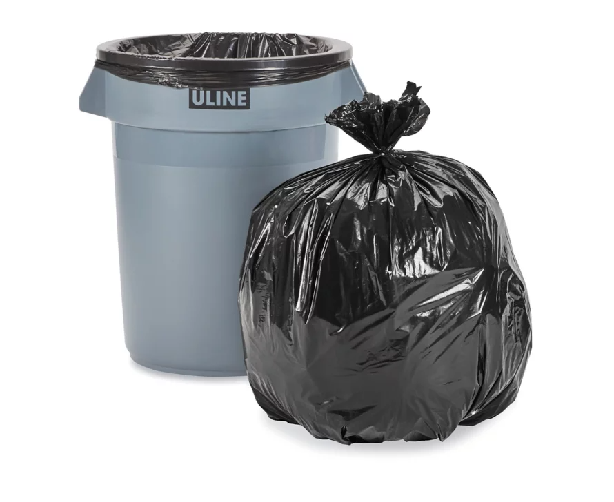 VICBAY 30" x 38" Black X-Strong Garbage Bags