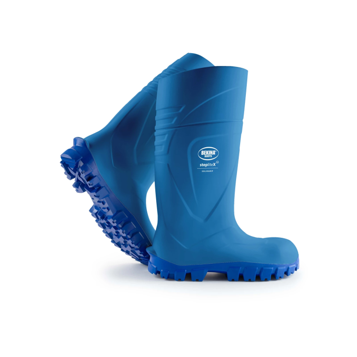 Thumbnail: BEKINA StepliteX SolidGrip Steel Toed Rubber Boot