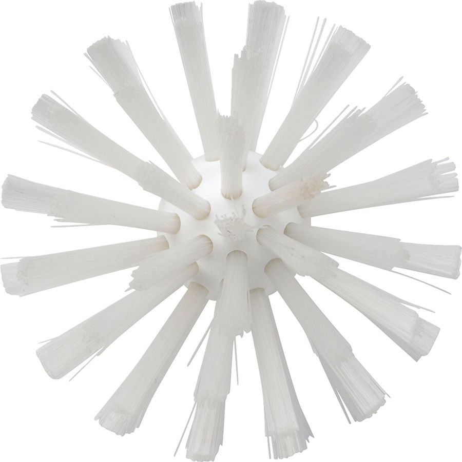 Thumbnail: Vikan White Turks Head Brush - Medium w/ Handle