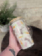 Thumbnail: Bunny & Carrots Glass Can 