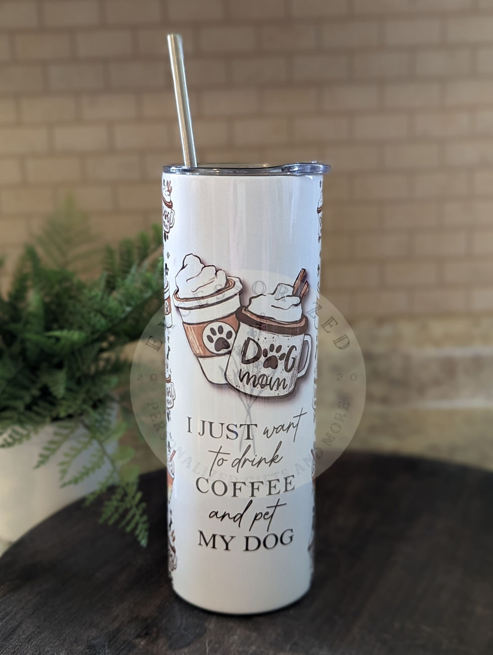 Thumbnail: Drink Coffee and Pet Dog Tumbler