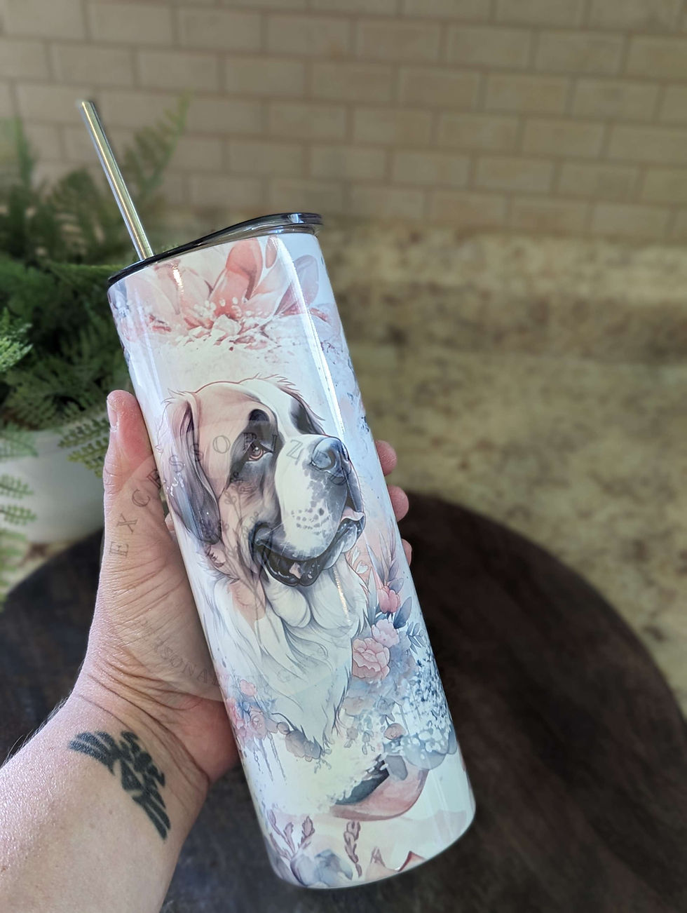 Thumbnail: Succulent Dog Breed Tumbler – 20oz Insulated Cup for Dog Moms & Pet Lovers