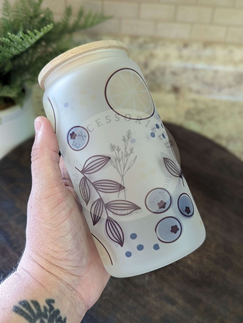 Thumbnail: Blueberry & Lemon Glass Can 