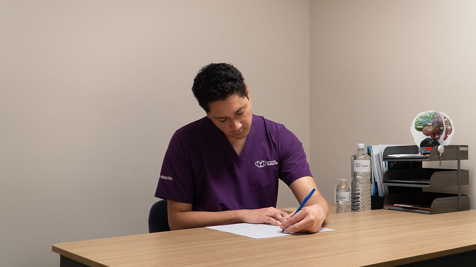 Preparación de documentos para el ingreso a un hospital psiquiátrico