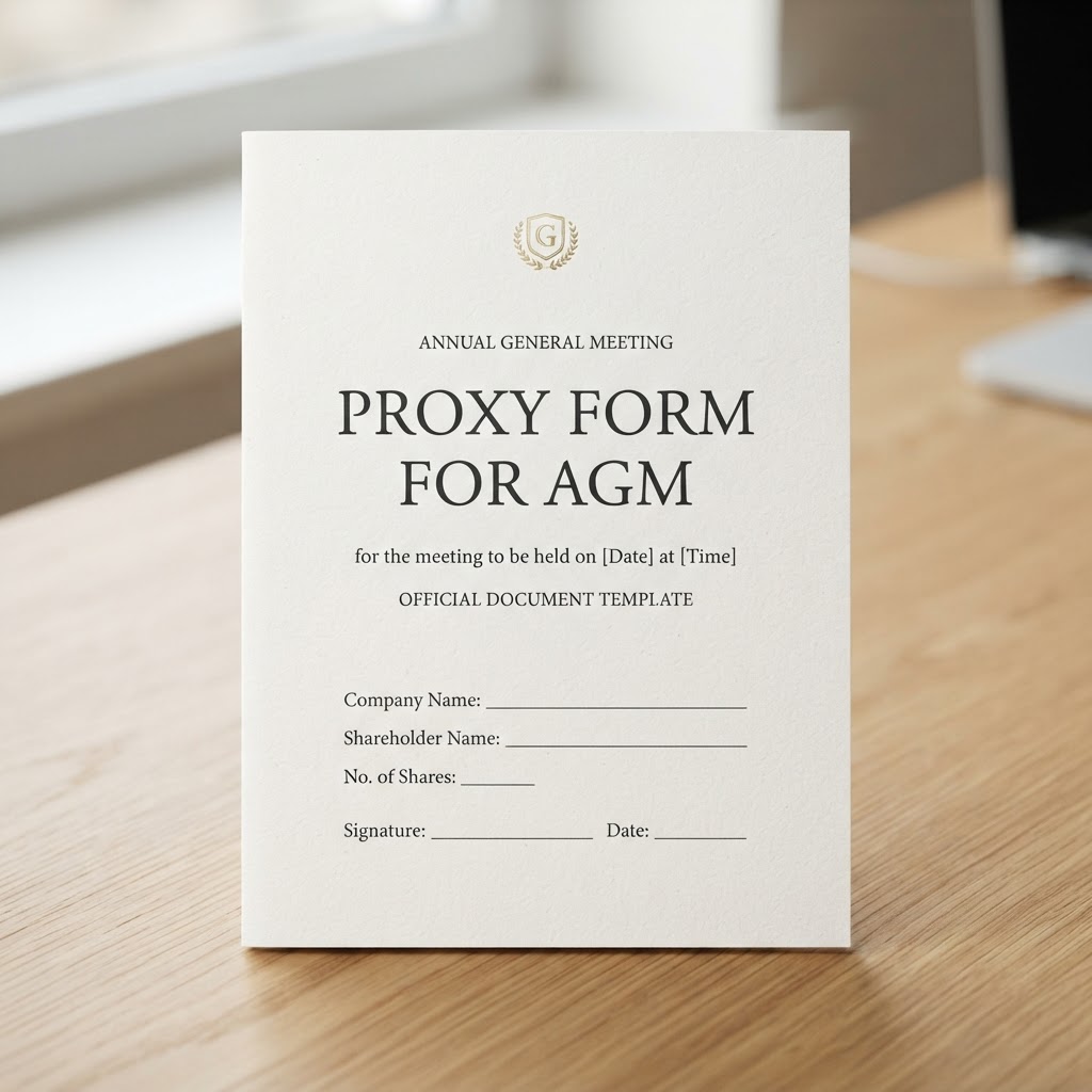 Proxy Form for AGM