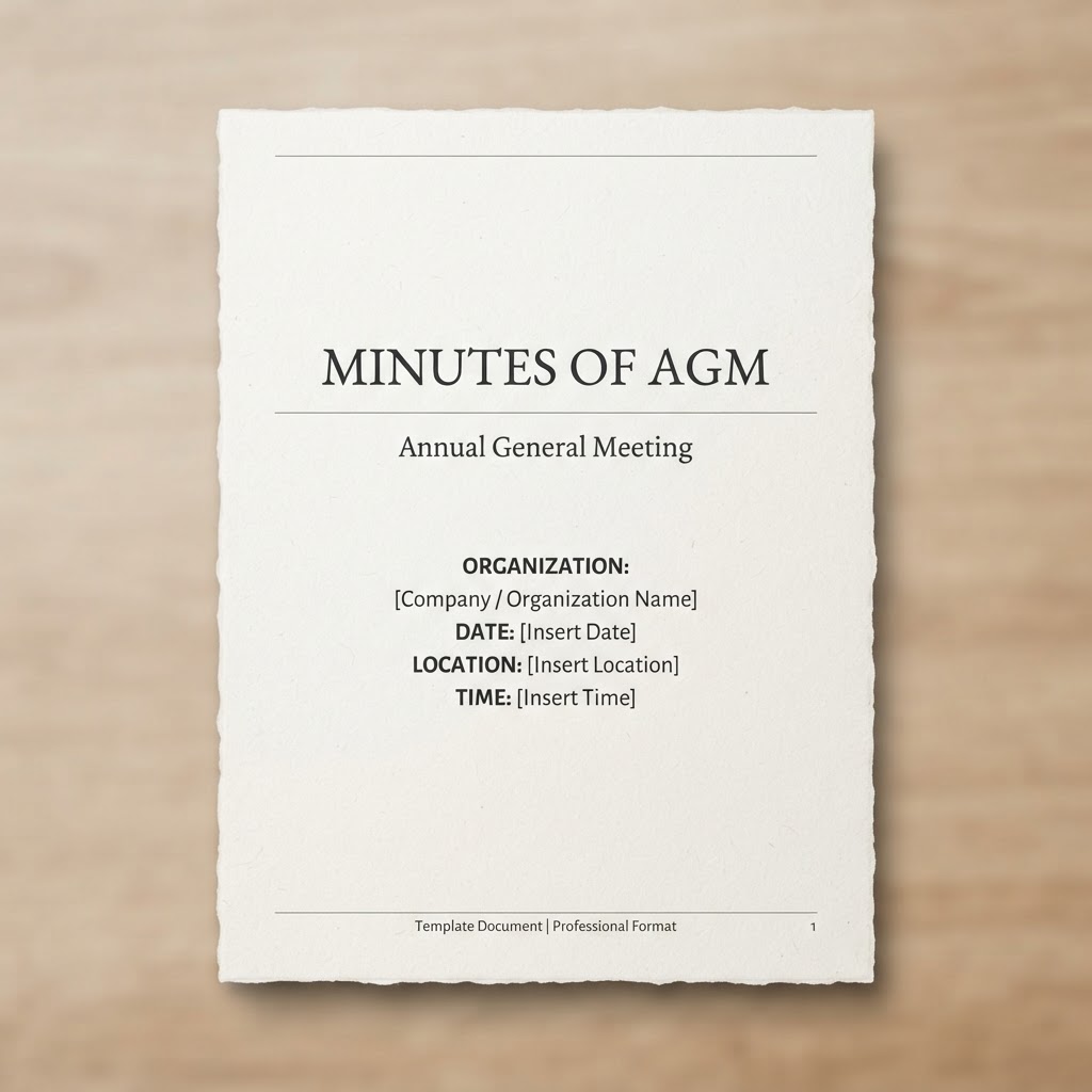 Minutes of AGM