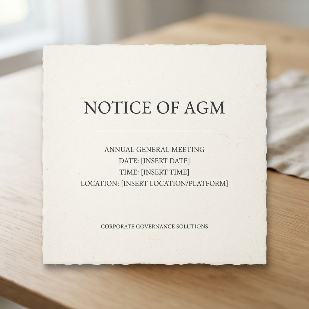 Notice of AGM