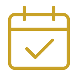 Ícone de calendário de manutenção
