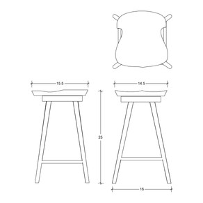 Stool Shop Drawing