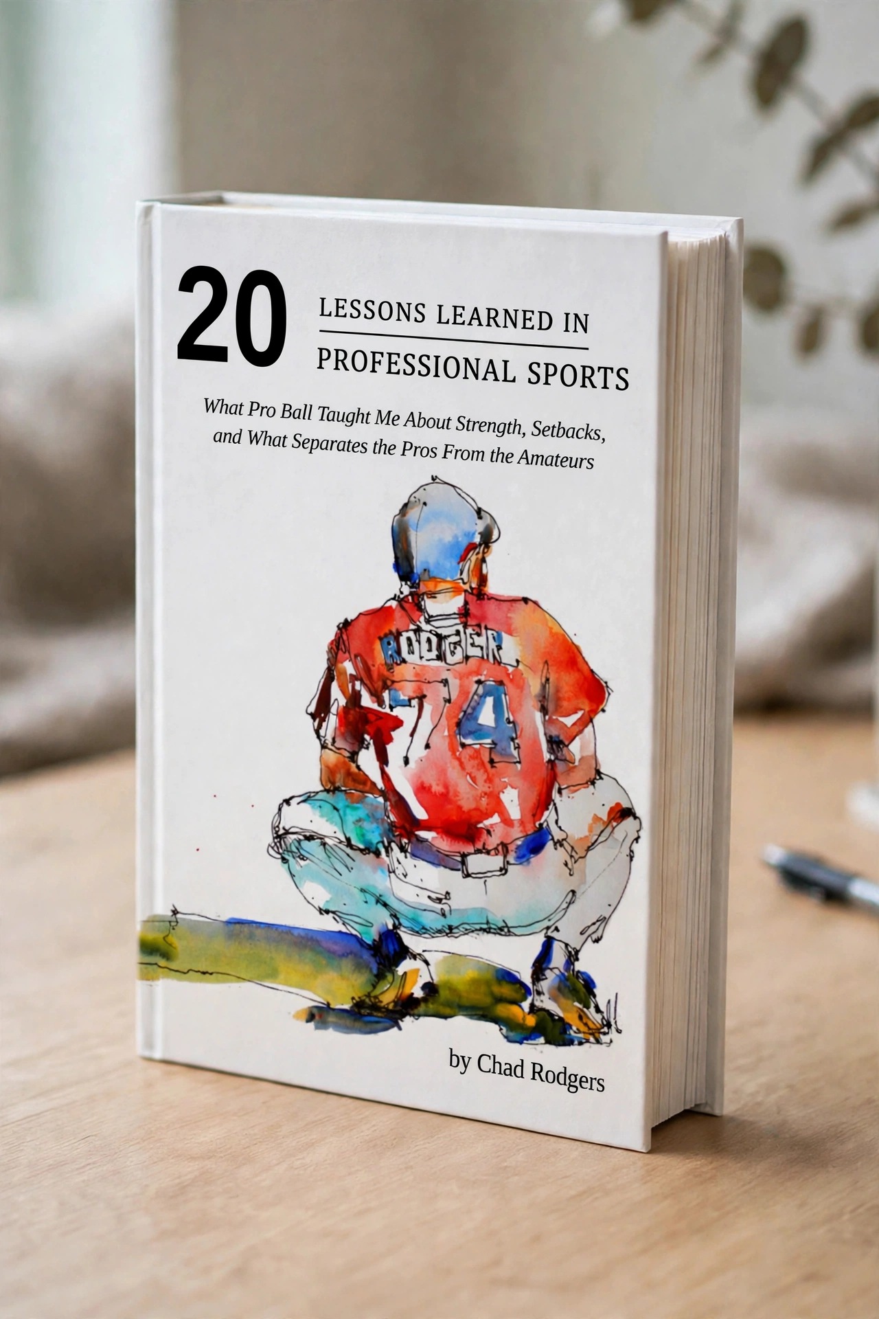 20 Lessons Learned in Professional Sports — book cover