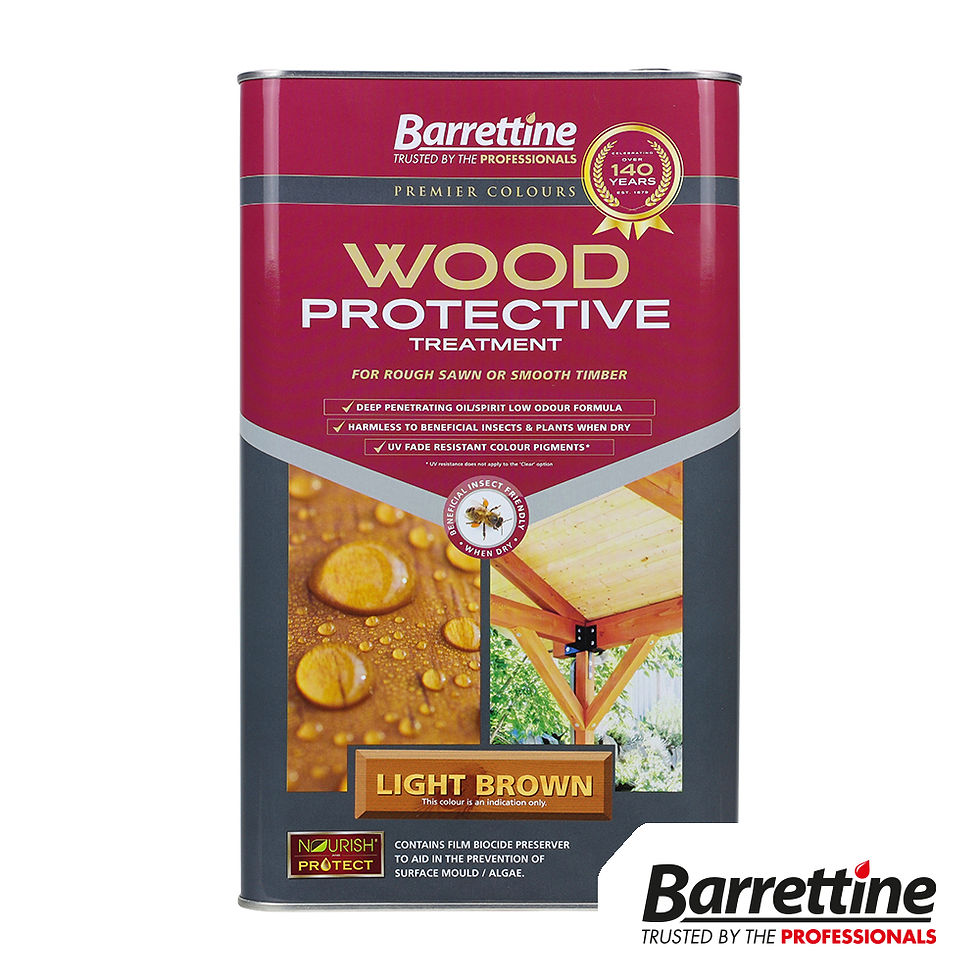 Barrettine Wood Protection Light Brown 5L