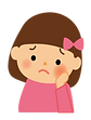 虫歯の女の子