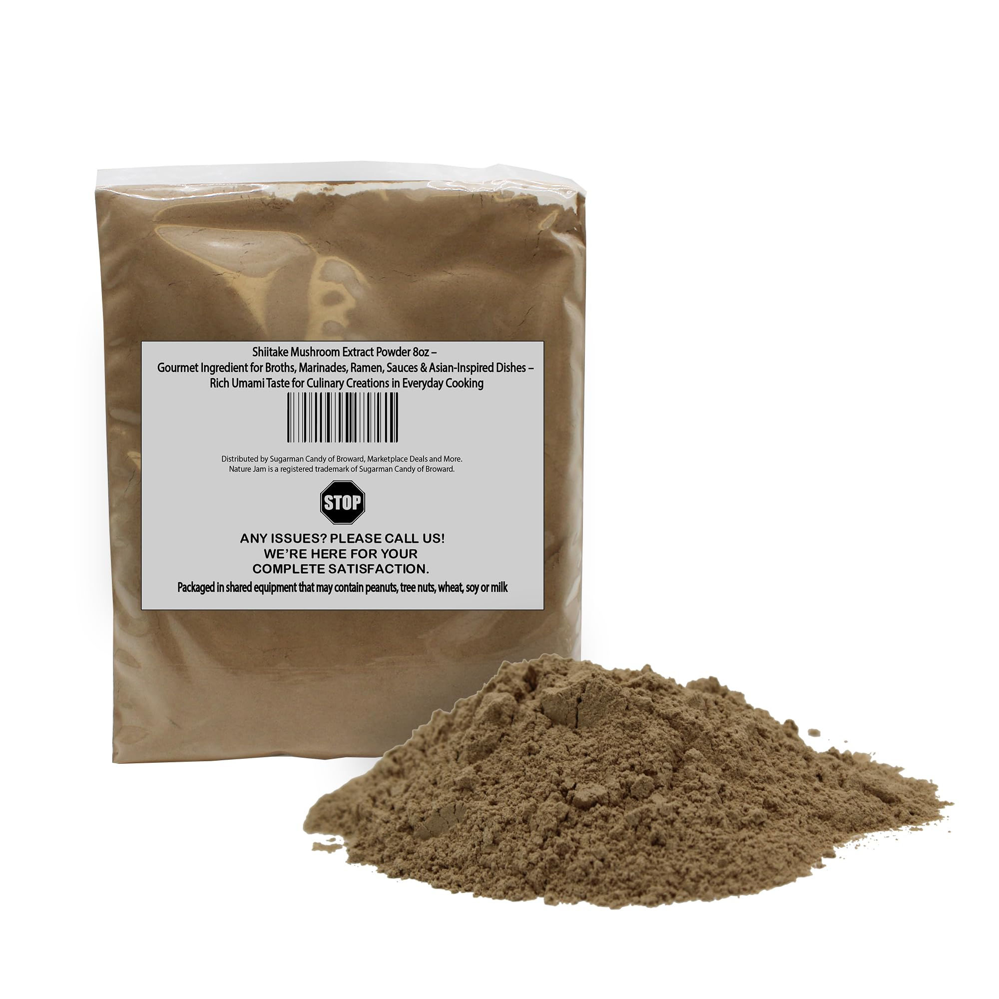 Shiitake Mushroom Extract Powder 8oz – Gourmet Ingredient for Broths, Marinades