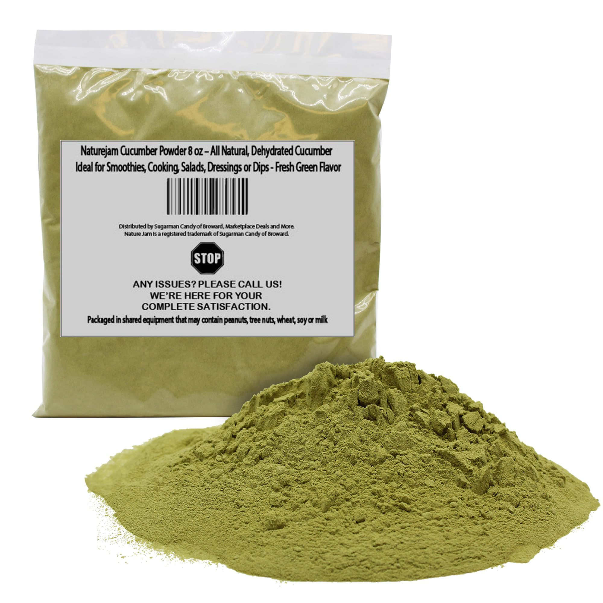 Naturejam Cucumber Powder 8 oz – All Natural, Dehydrated Cucumber