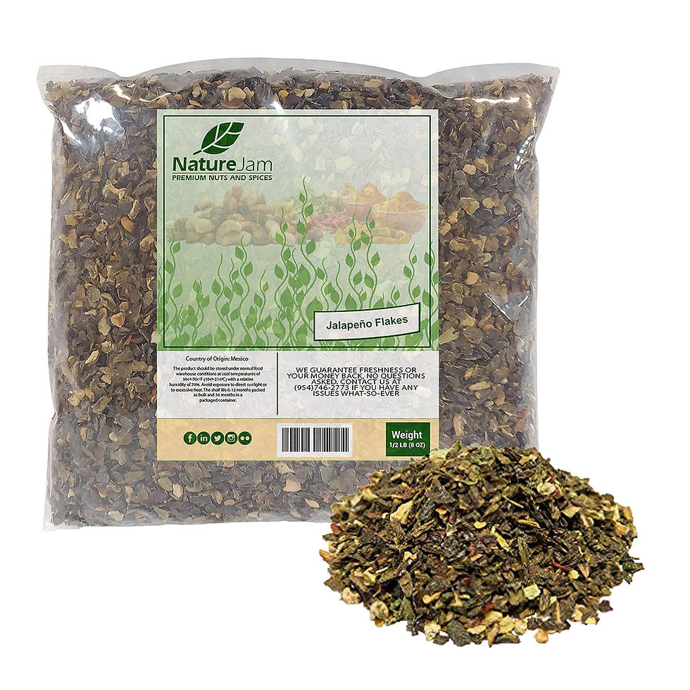 Dried Hot Jalapeno Pepper Flakes 8 Ounce