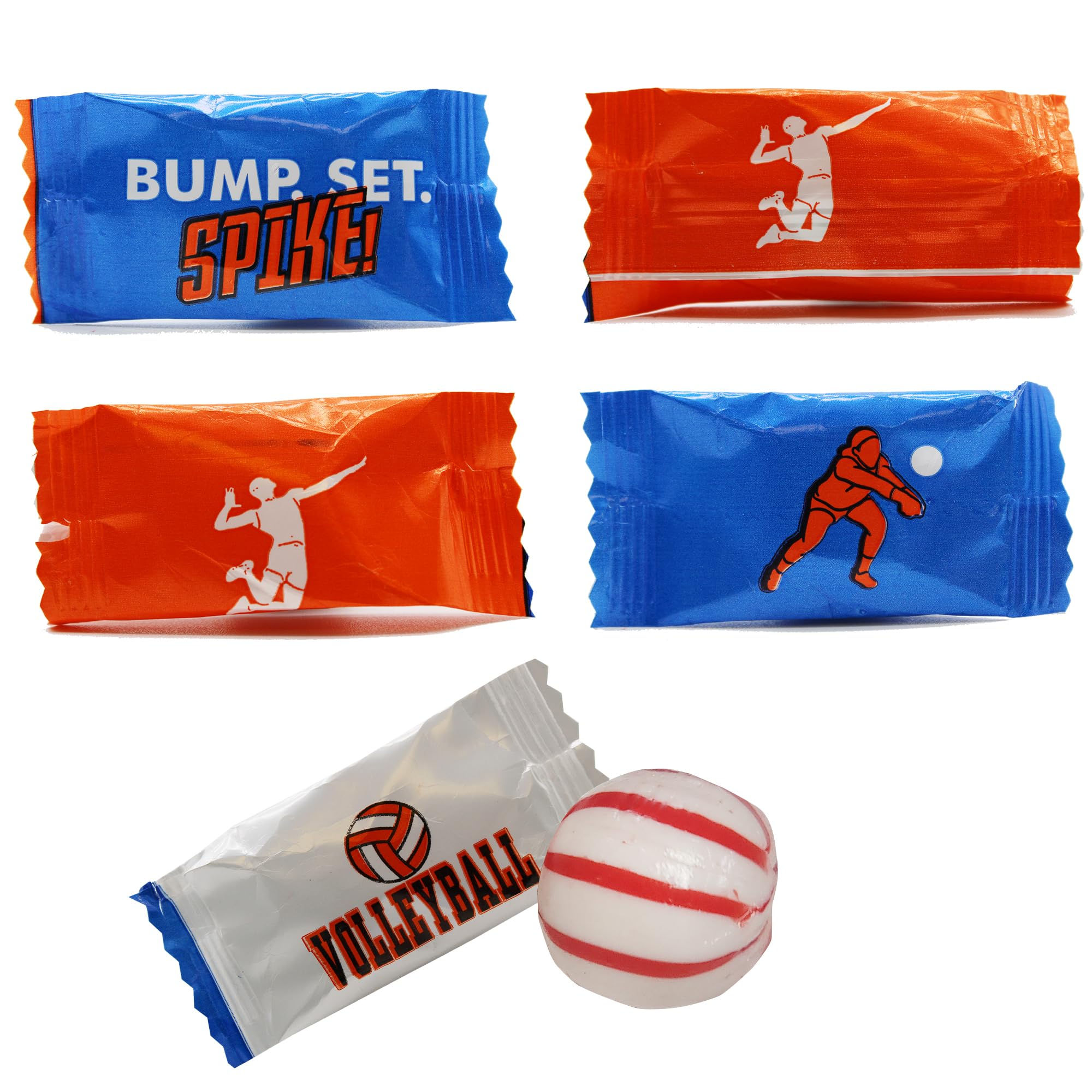 Naturejam Volleyball Peppermints 100 Count - Individually Wrapped Sports