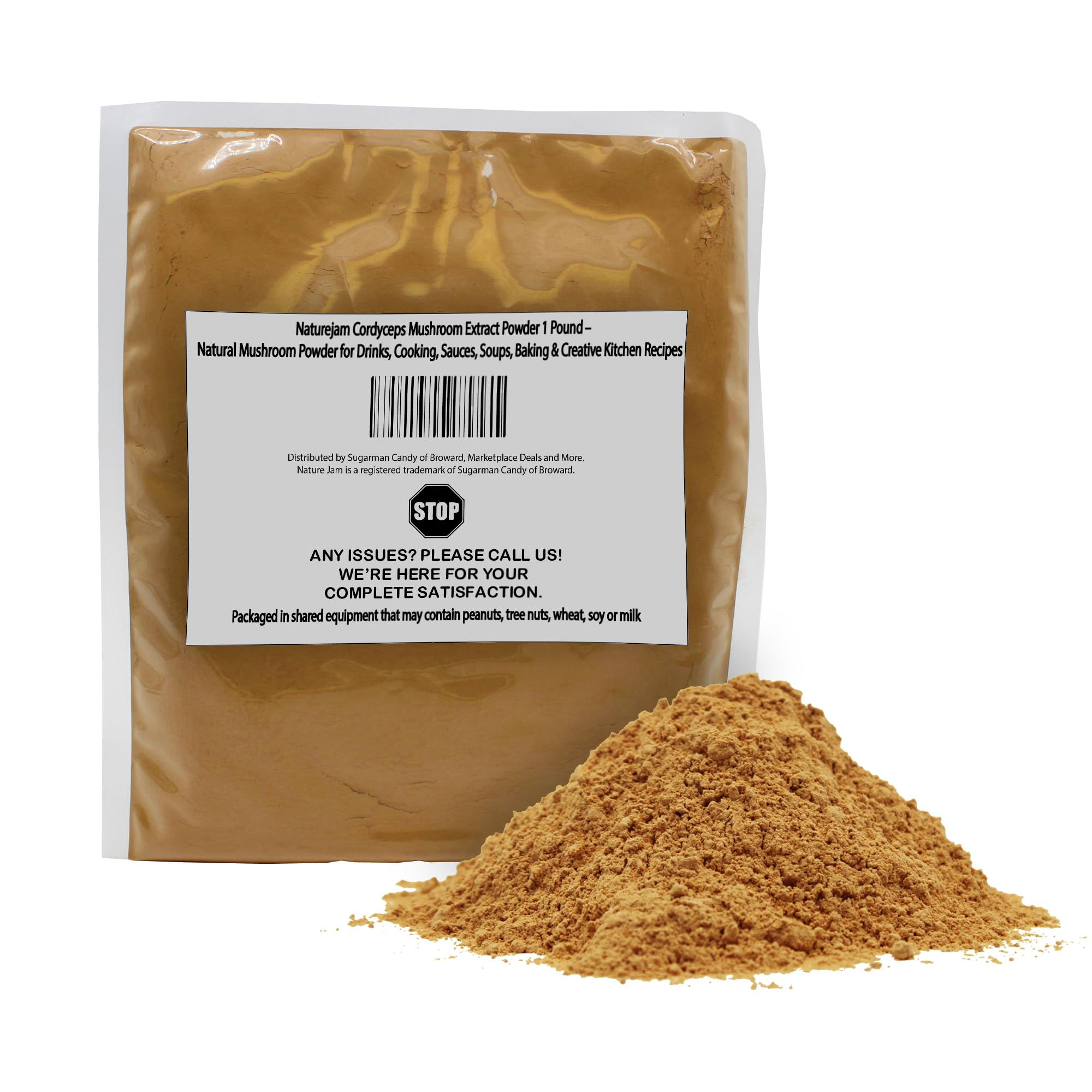 Naturejam Cordyceps Mushroom Extract Powder 1 Pound – Natural Mushroom Powder
