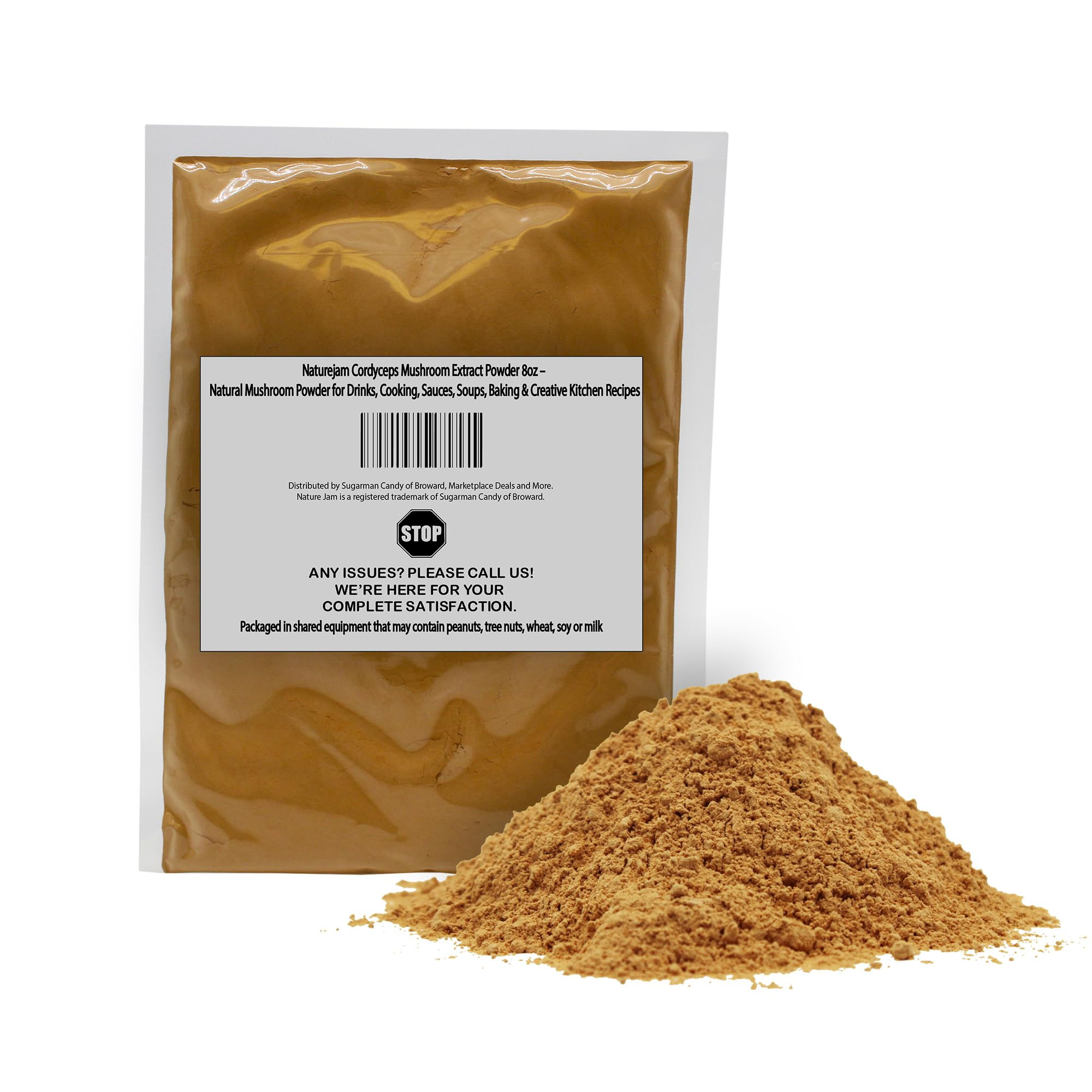 Naturejam Cordyceps Mushroom Extract Powder 8oz – Natural Mushroom Powder