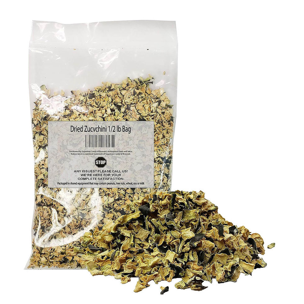 Dried Zucchini 1/2 Pound