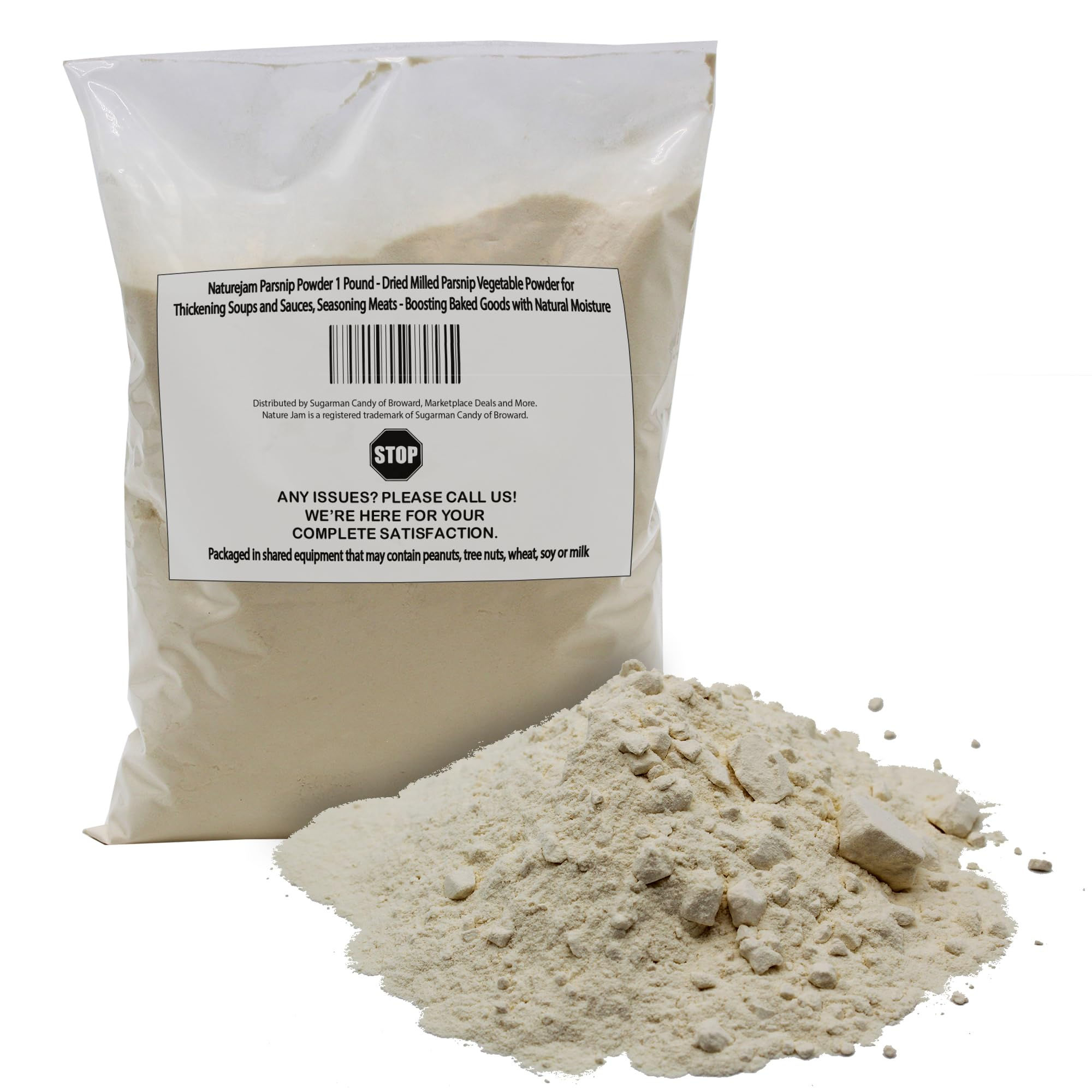 Naturejam Parsnip Powder 1 Pound - Dried Milled Parsnip Vegetable Powder