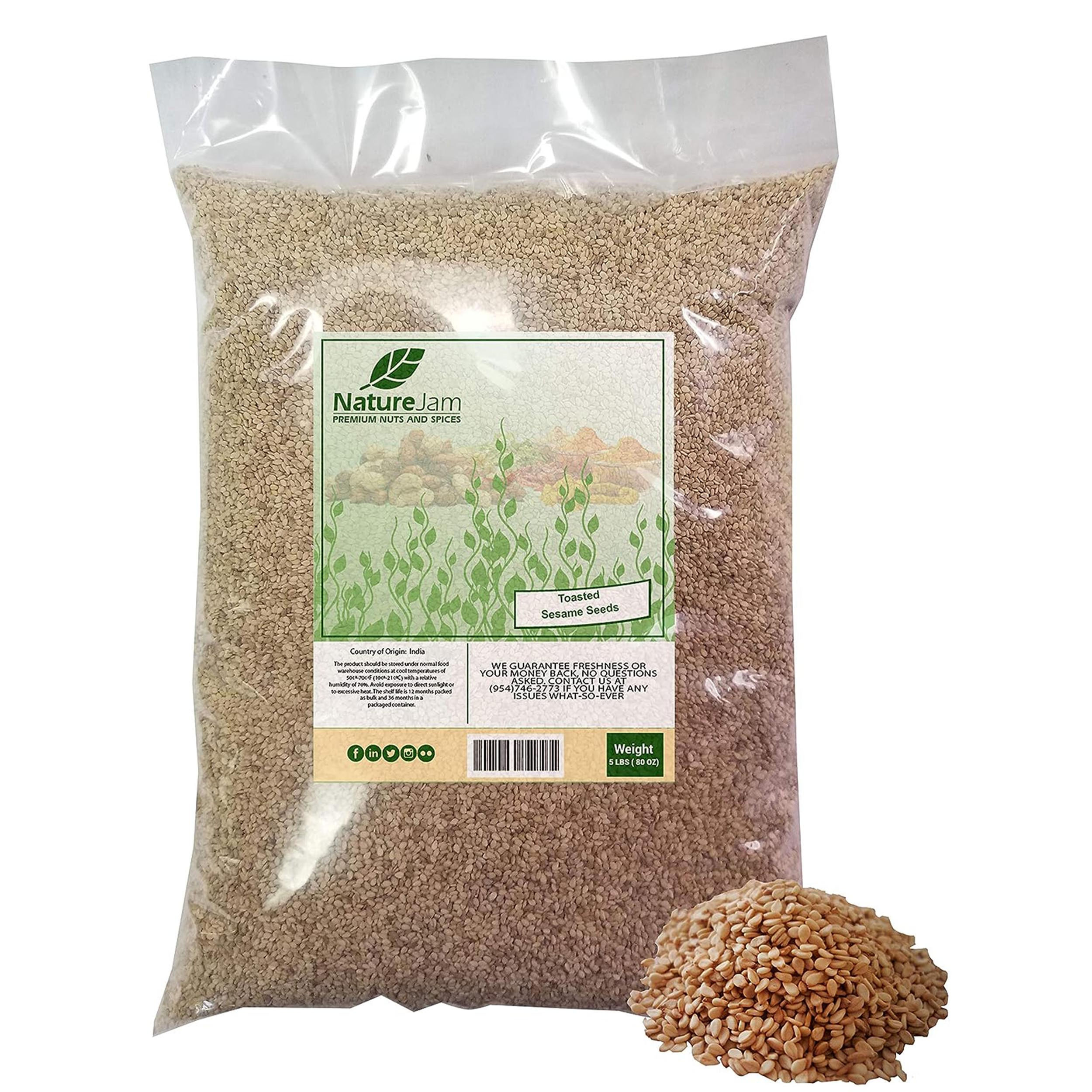 Toasted Sesame Seeds Natural 5 LB