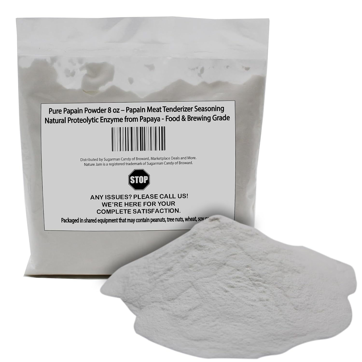 Naturejam Pure Papain Powder 8 oz – Papain Meat Tenderizer Seasoning