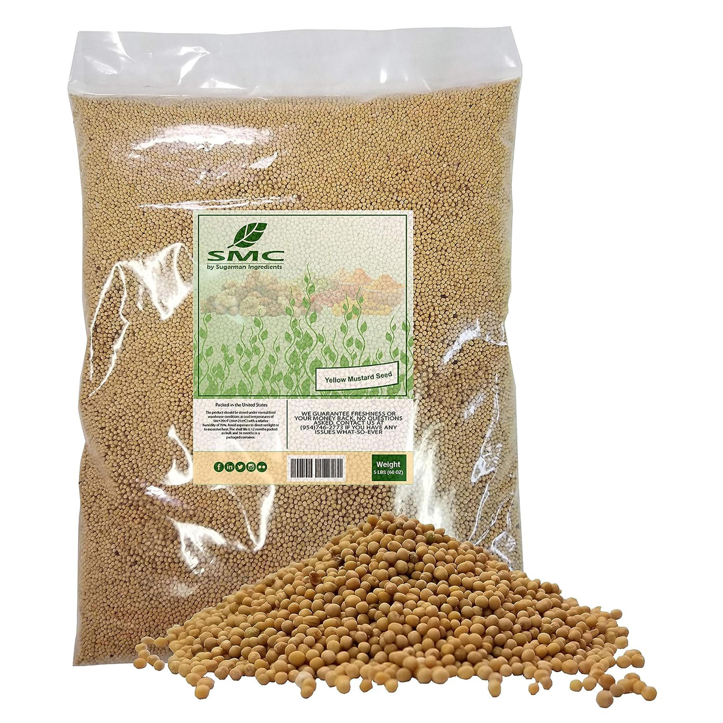 Yellow Mustard Seeds 5 LB