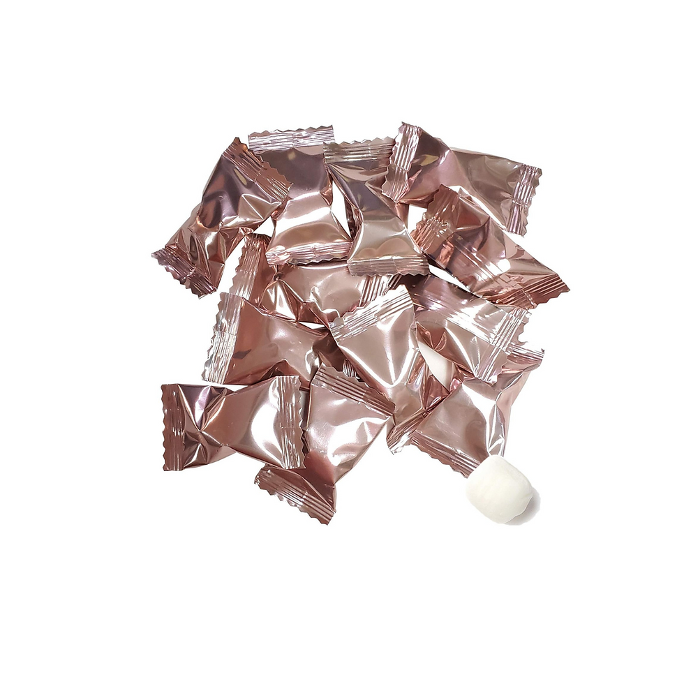 Thumbnail: Peppermint Balls Wrapped in ROSE Gold Candy Wrapper - Mint Candy (100 Count)