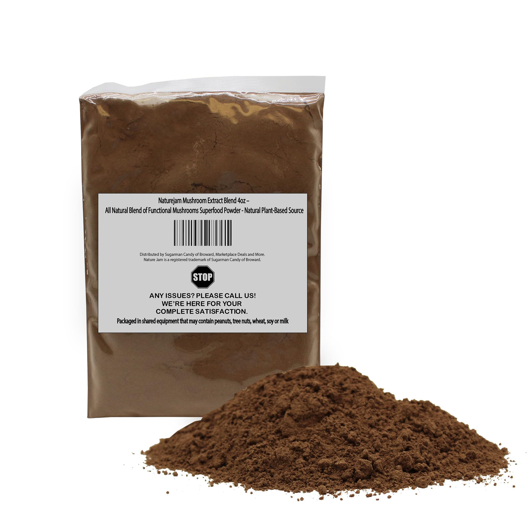 Naturejam Mushroom Powder Blend 4oz - All Natural Culinary Mushroom Blend