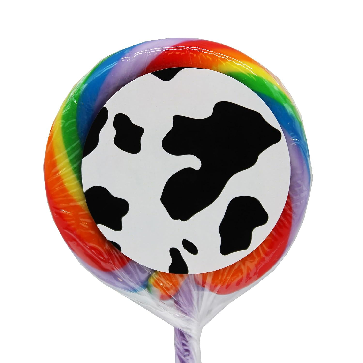 Naturejam Cow Themed Lollipops 2 Inch - 3 Count - For Birthday Party Giveaways