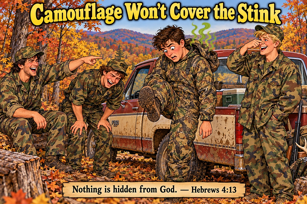 Camouflage Won’t Cover the Stink