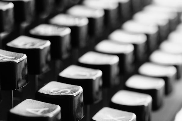 Typewriter Keys Closeup