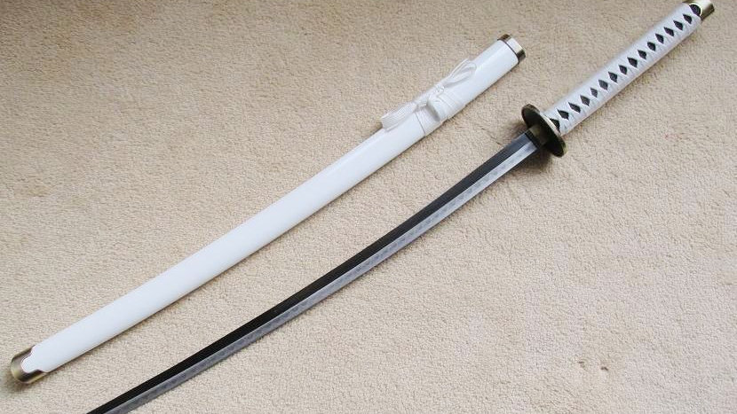 Anime One Piece Roronoa Zoro Sword Wado Ichimonji Gun Metal 41 Ookami Zaibatsu