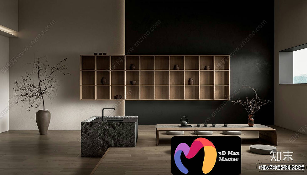 ELEVATE YOUR INTERIOR DESIGN WITH THE TEA ROOM 3D MODEL FROM 3DMAXTER