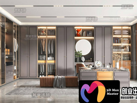 DRESSING ROOM 3D MODEL – ELEVATE YOUR INTERIOR DESIGNS