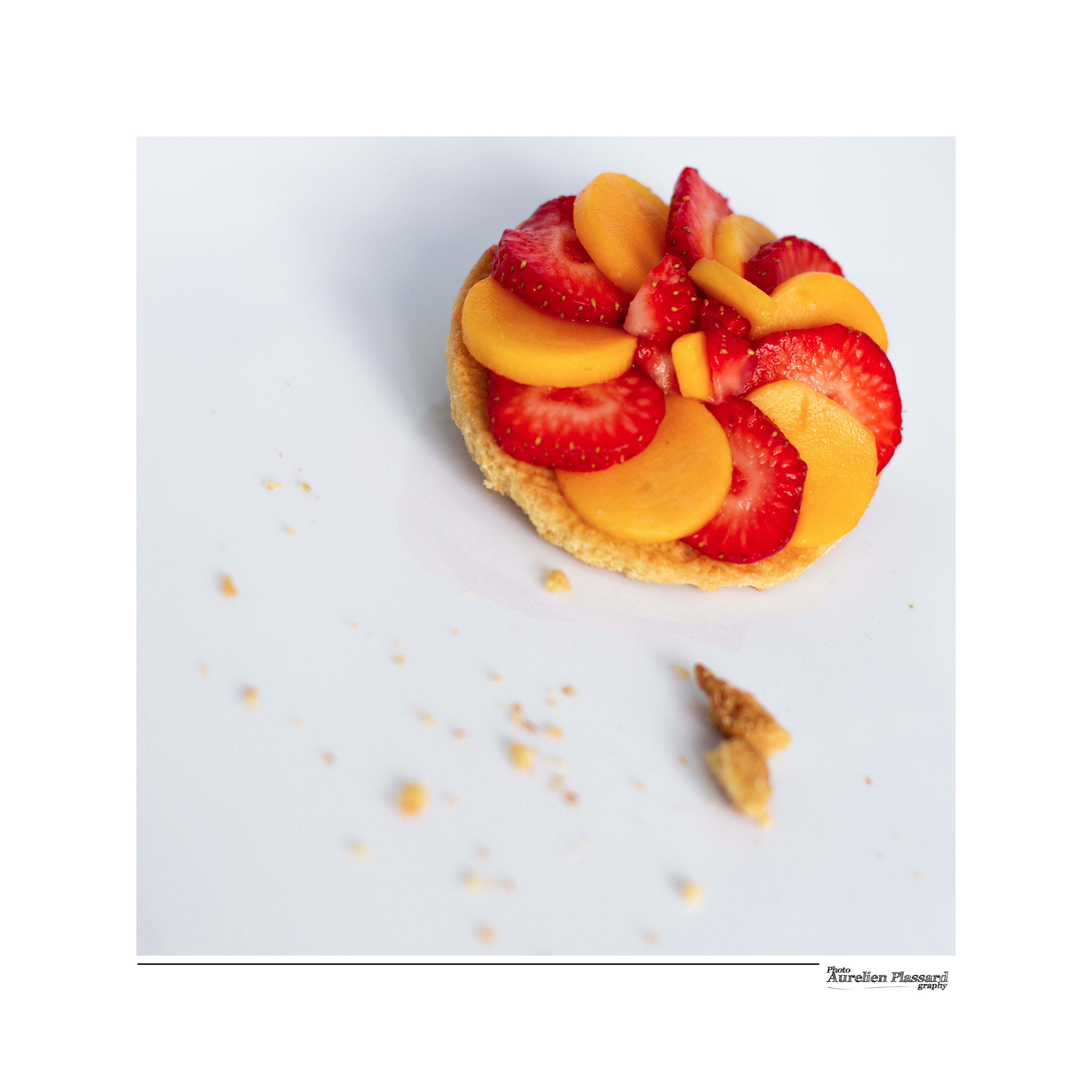 Tarte mangue-fraise