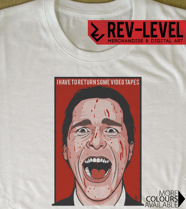 Thumbnail: American Psycho Patrick Bateman T-Shirt Inspired by Christian Bale by Rev-Level